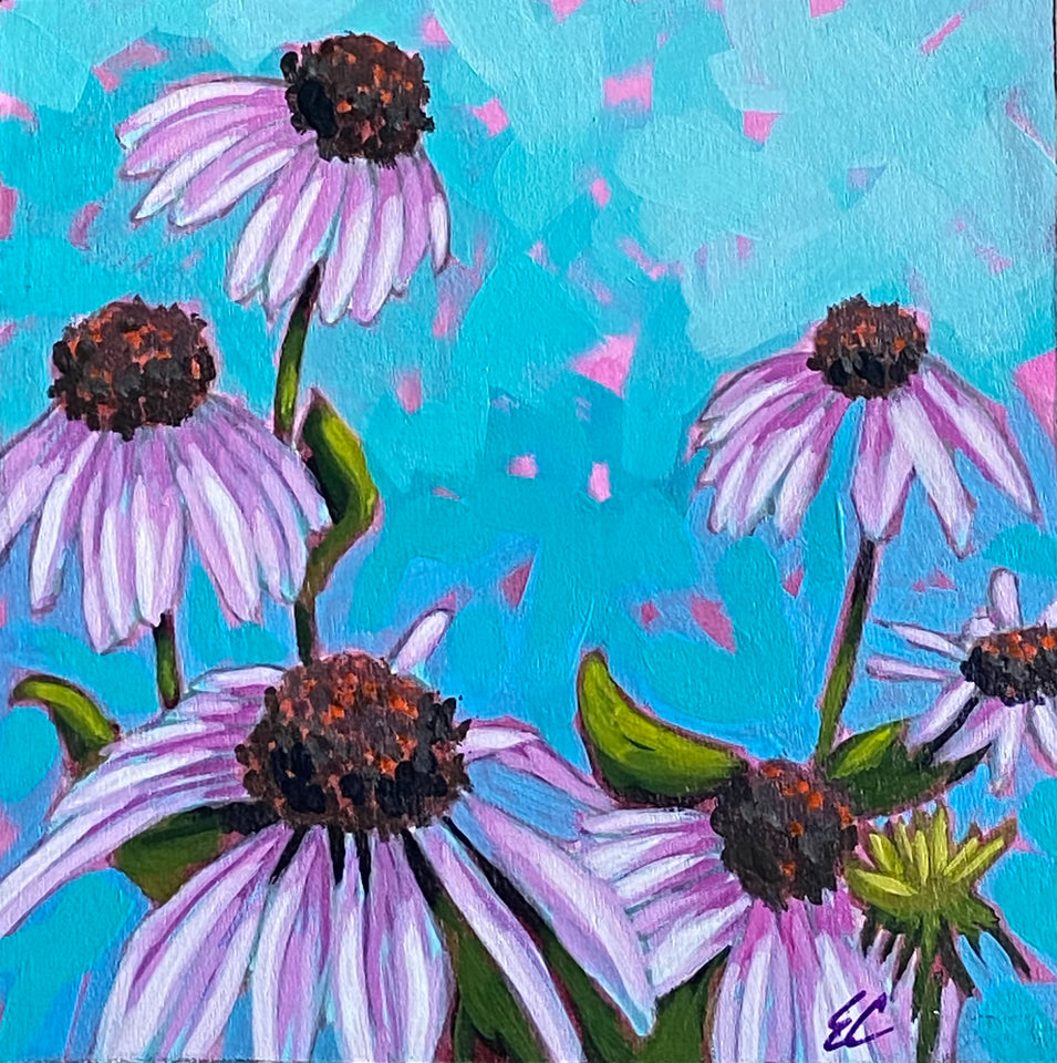 6 x 6 acrylic on board