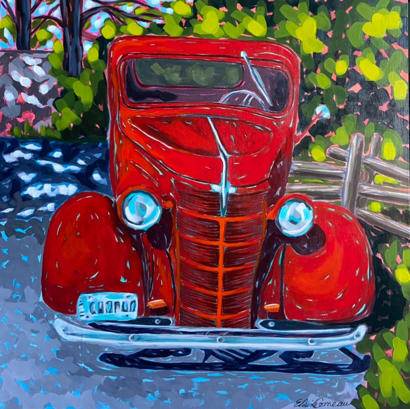 24 x 24 acrylic on wood panel